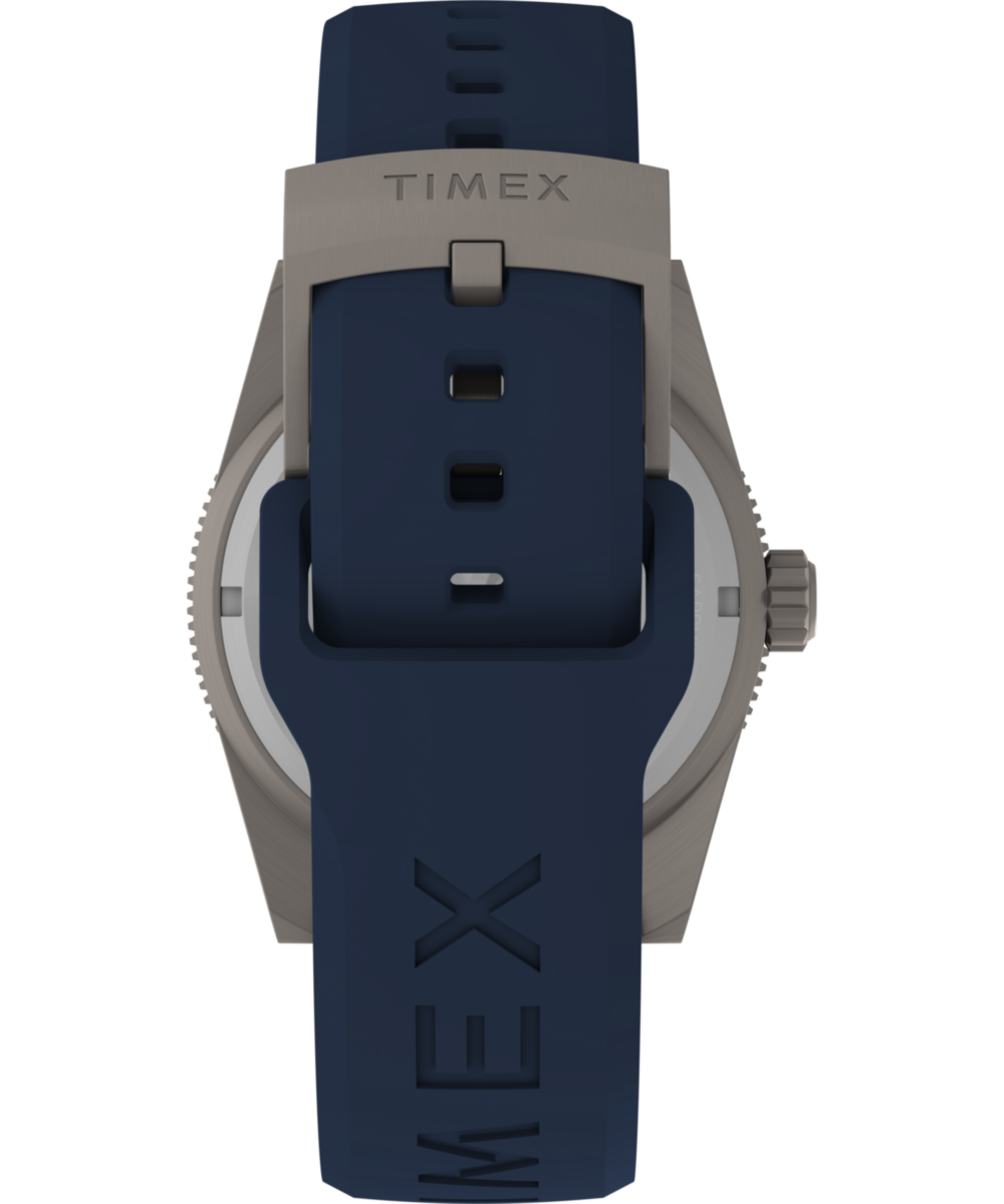 Timex Deepwater Reef 200 GMT 41mm Synthetic Rubber Strap Watch