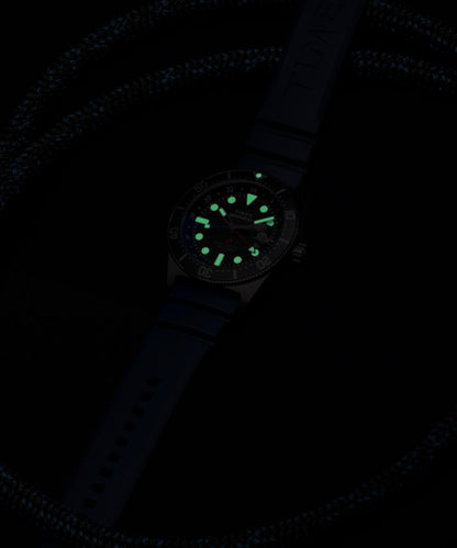 Timex Deepwater Reef 200 GMT 41mm Synthetic Rubber Strap Watch