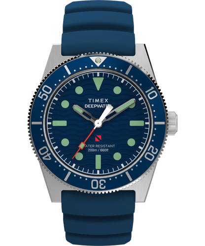 Timex Deepwater Reef 200 41mm Synthetic Rubber Strap Watch