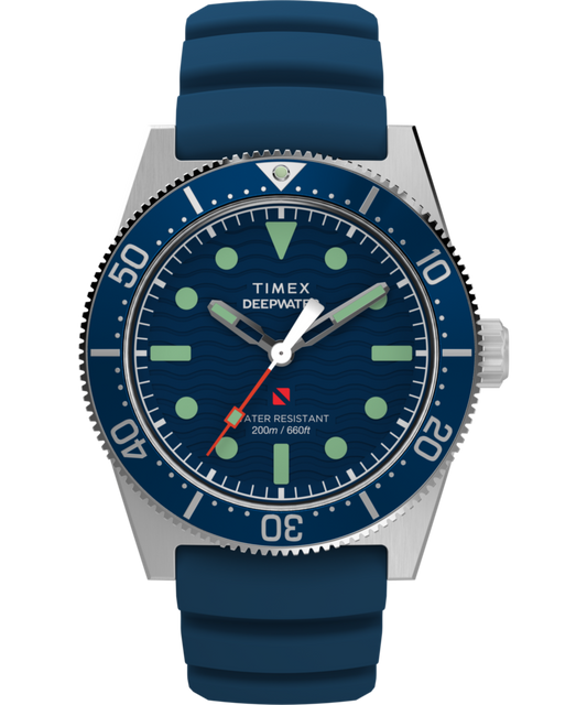 Timex Deepwater Reef 200 41mm Synthetic Rubber Strap Watch
