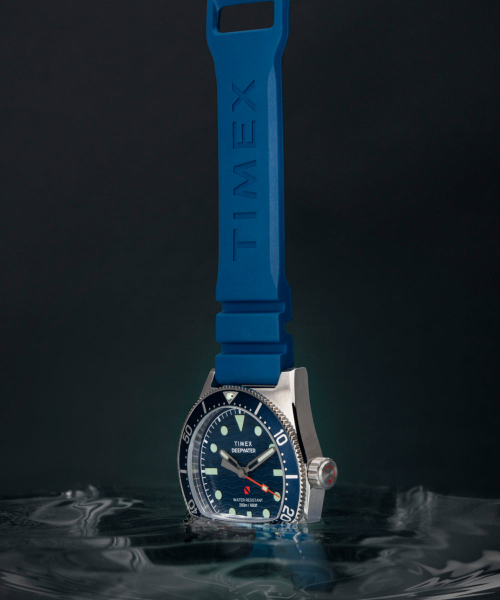 Timex Deepwater Reef 200 41mm Synthetic Rubber Strap Watch