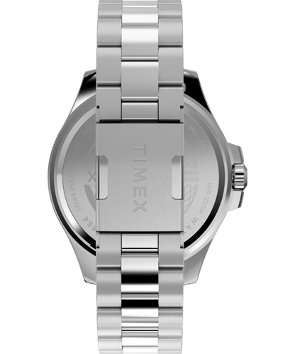 Timex Harborside Coast Multifunction 43mm Stainless Steel Bracelet Watch