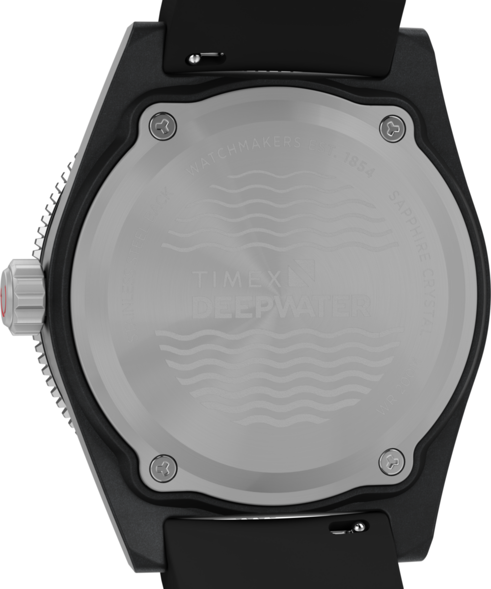 Timex Deepwater Reef 200 XCF 43mm Synthetic Rubber Strap Watch
