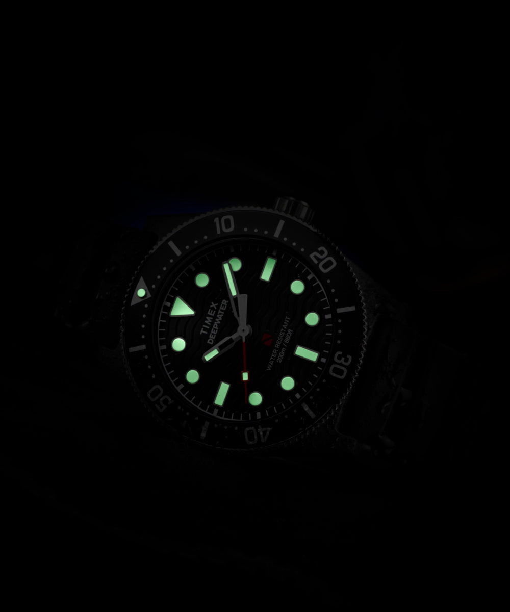 Timex Deepwater Reef 200 XCF 43mm Synthetic Rubber Strap Watch