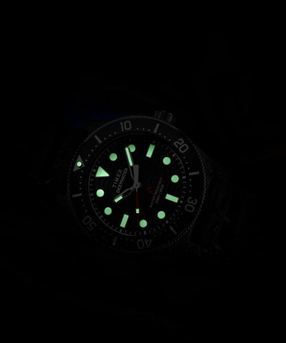 Timex Deepwater Reef 200 XCF 43mm Synthetic Rubber Strap Watch