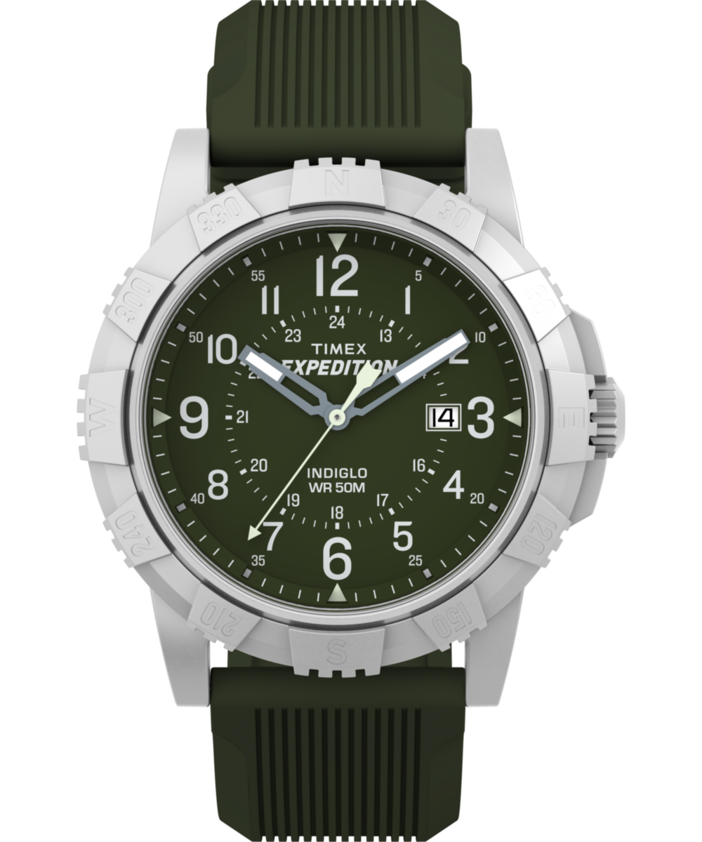Timex Expedition Ridge 43mm Silicone Strap Watch