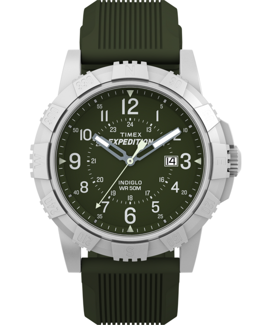 Timex Expedition Ridge 43mm Silicone Strap Watch
