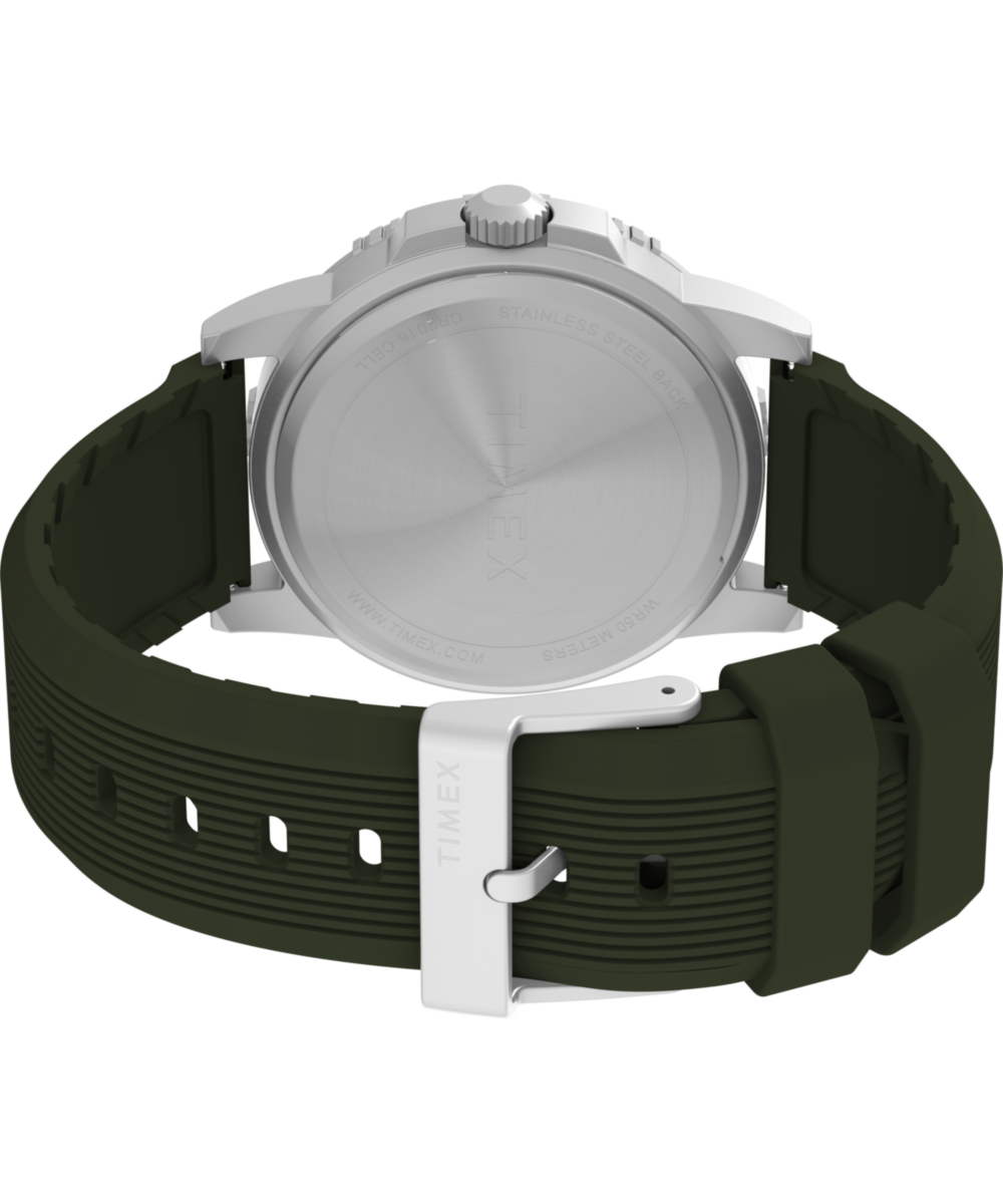 Timex Expedition Ridge 43mm Silicone Strap Watch
