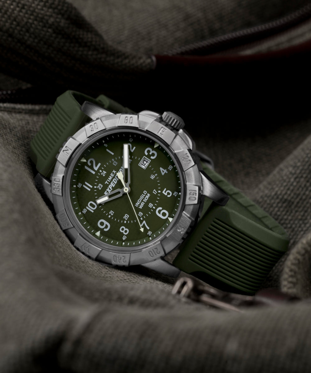 Timex Expedition Ridge 43mm Silicone Strap Watch
