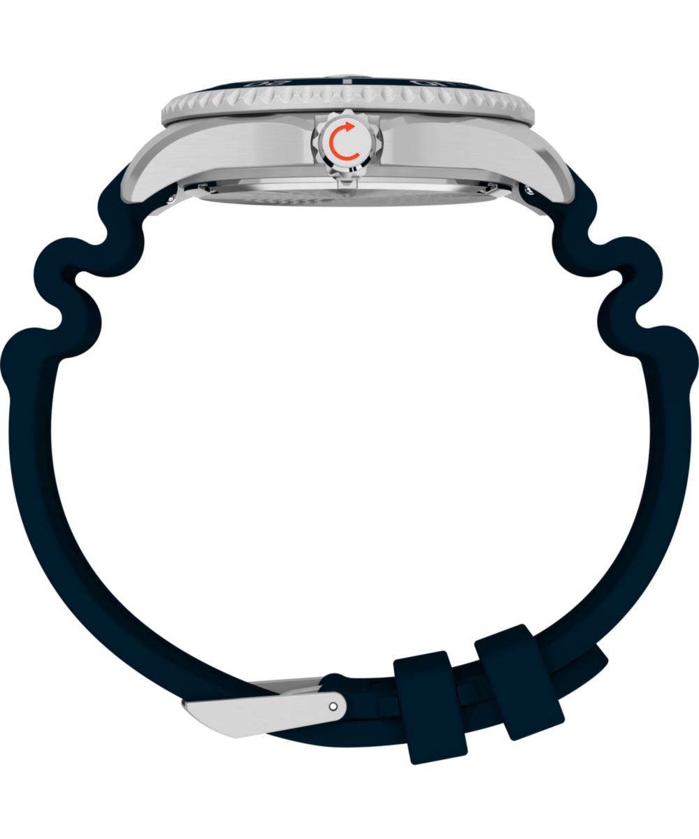 Timex Deepwater Meridian 200 44mm Synthetic Rubber Strap Watch