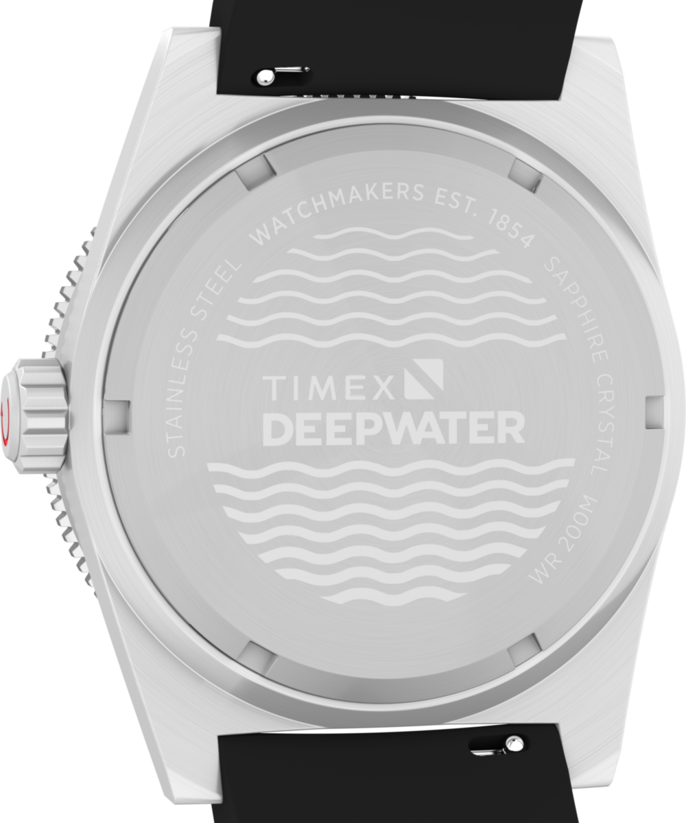 Timex Deepwater Reef 200 GMT 41mm Synthetic Rubber Strap Watch