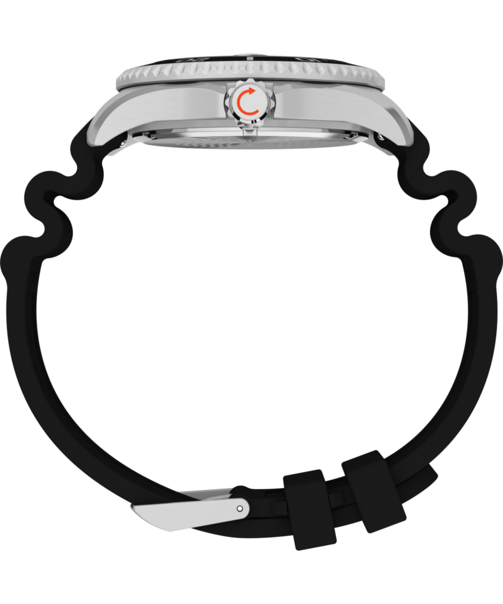 Timex Deepwater Meridian 200 44mm Synthetic Rubber Strap Watch