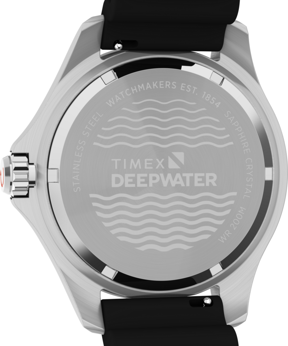 Timex Deepwater Meridian 200 44mm Synthetic Rubber Strap Watch