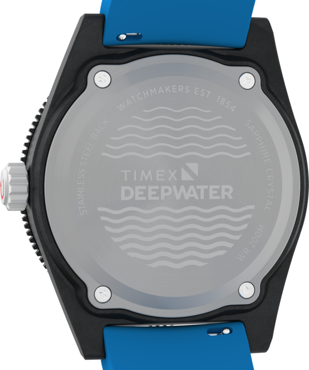 Timex Deepwater Reef 200 XCF 43mm Synthetic Rubber Strap Watch