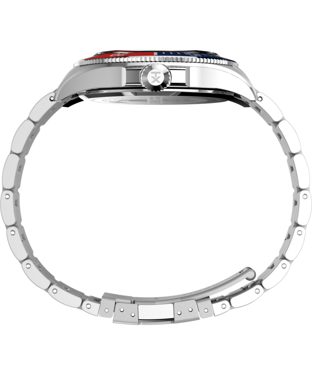 Timex Harborside Coast Multifunction 43mm Stainless Steel Bracelet Watch
