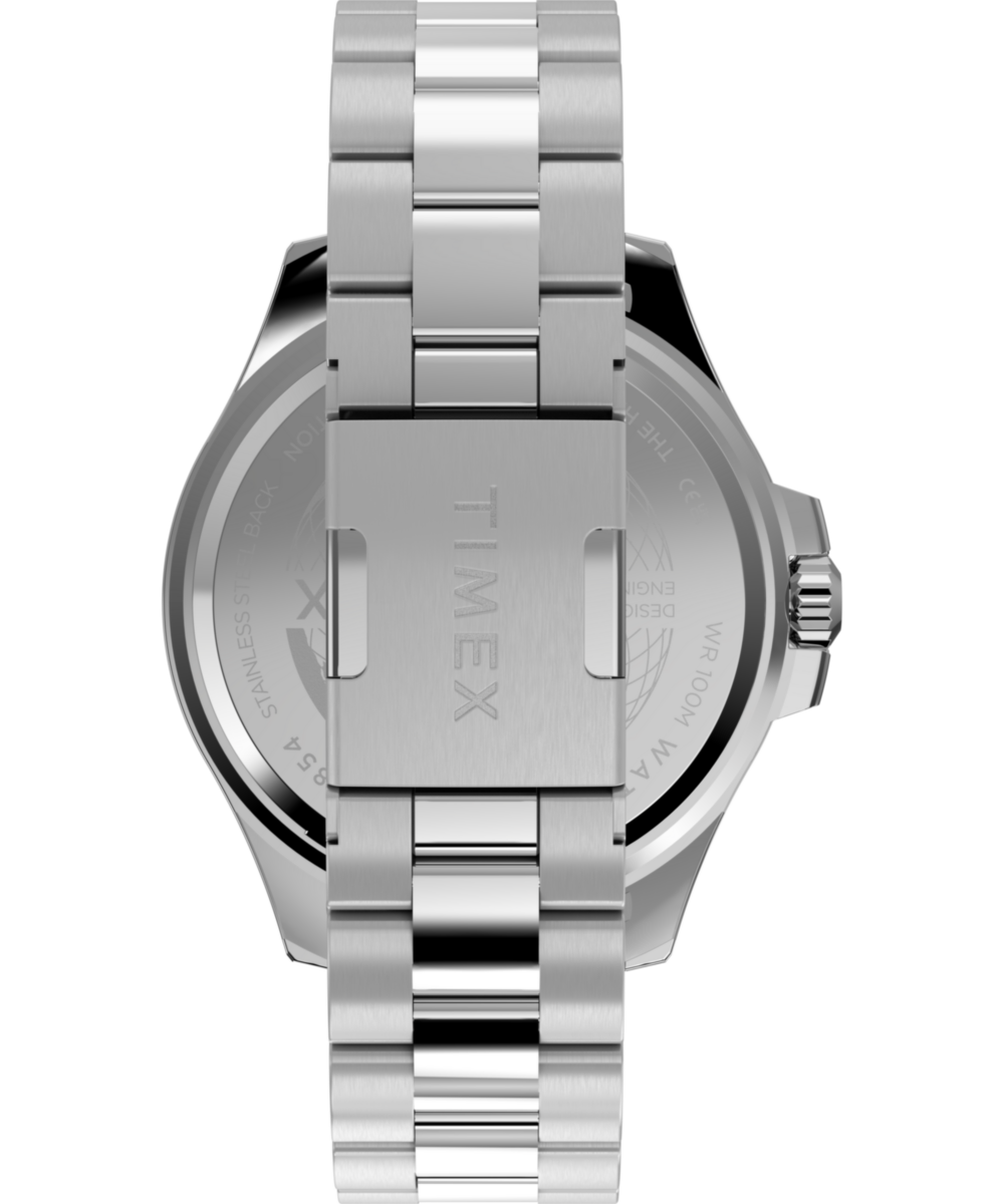 Timex Harborside Coast Multifunction 43mm Stainless Steel Bracelet Watch