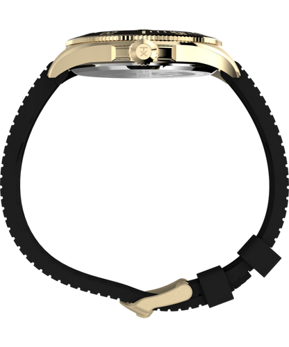 Timex Harborside Coast 44mm Synthetic Rubber Strap Watch