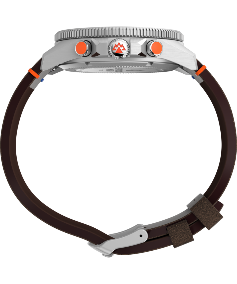 Timex Expedition Tide-Temp-Compass 43mm Eco-Friendly Leather Strap Watch