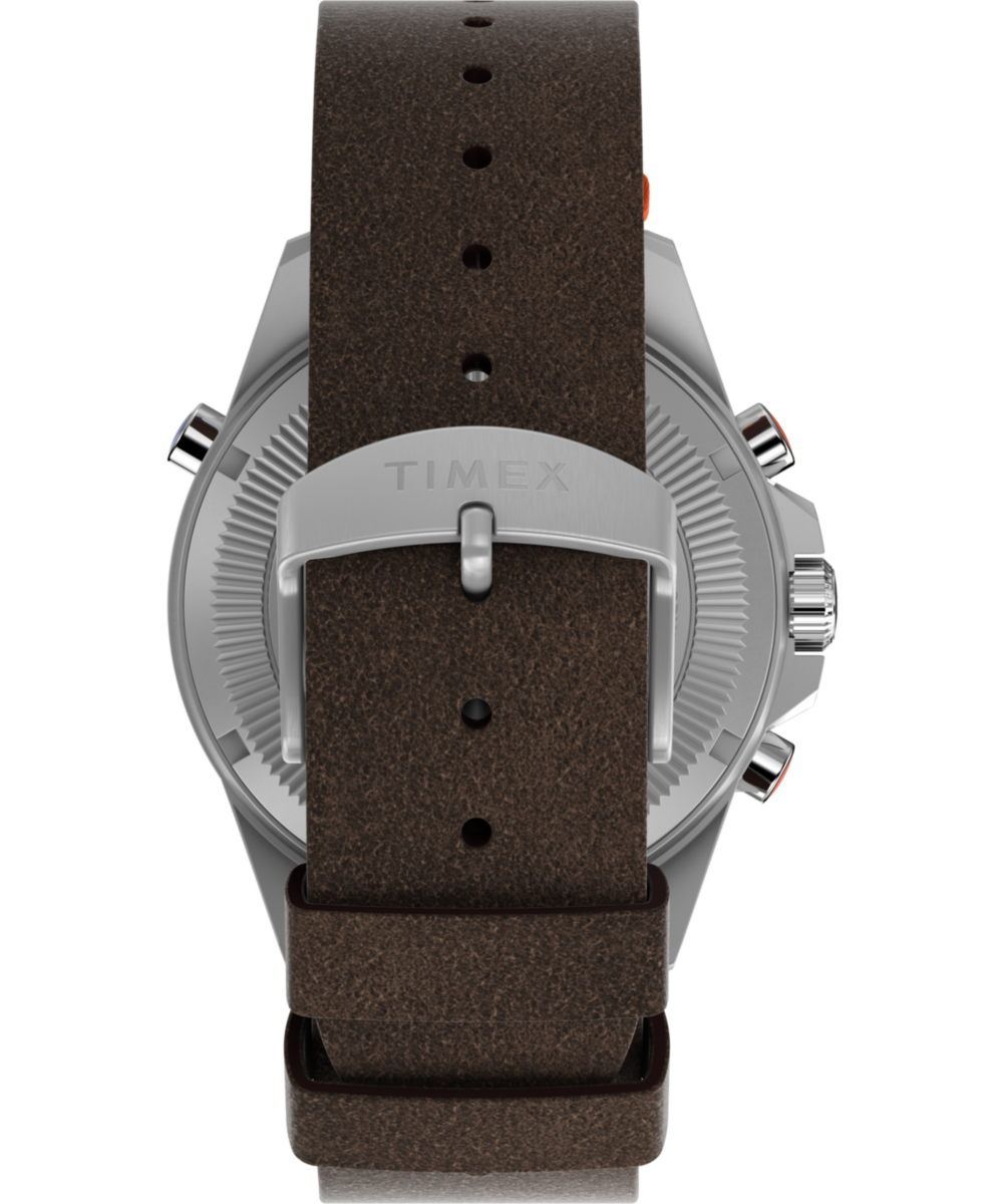 Timex Expedition Tide-Temp-Compass 43mm Eco-Friendly Leather Strap Watch