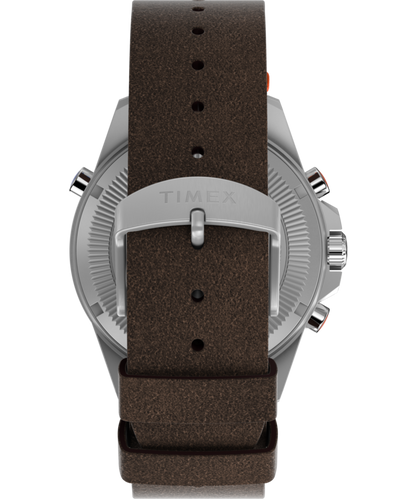 Timex Expedition Tide-Temp-Compass 43mm Eco-Friendly Leather Strap Watch
