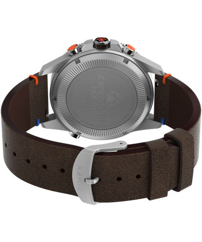 Timex Expedition Tide-Temp-Compass 43mm Eco-Friendly Leather Strap Watch