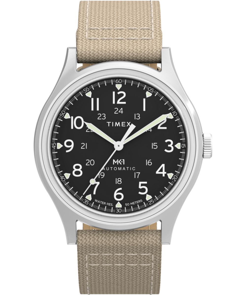 Timex MK1 Automatic 40mm Fabric Strap Watch