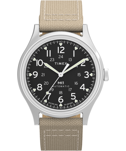 Timex MK1 Automatic 40mm Fabric Strap Watch