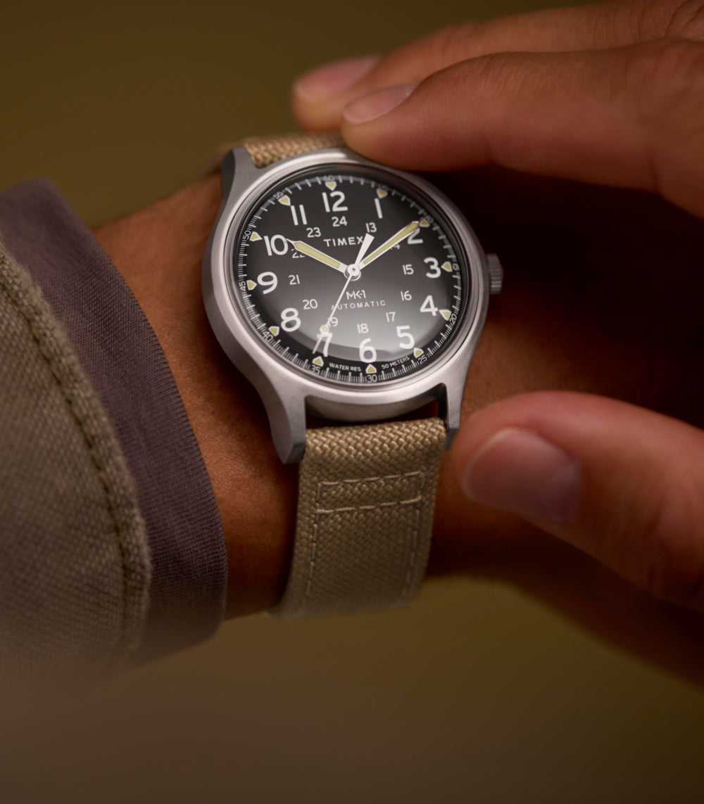 Timex MK1 Automatic 40mm Fabric Strap Watch