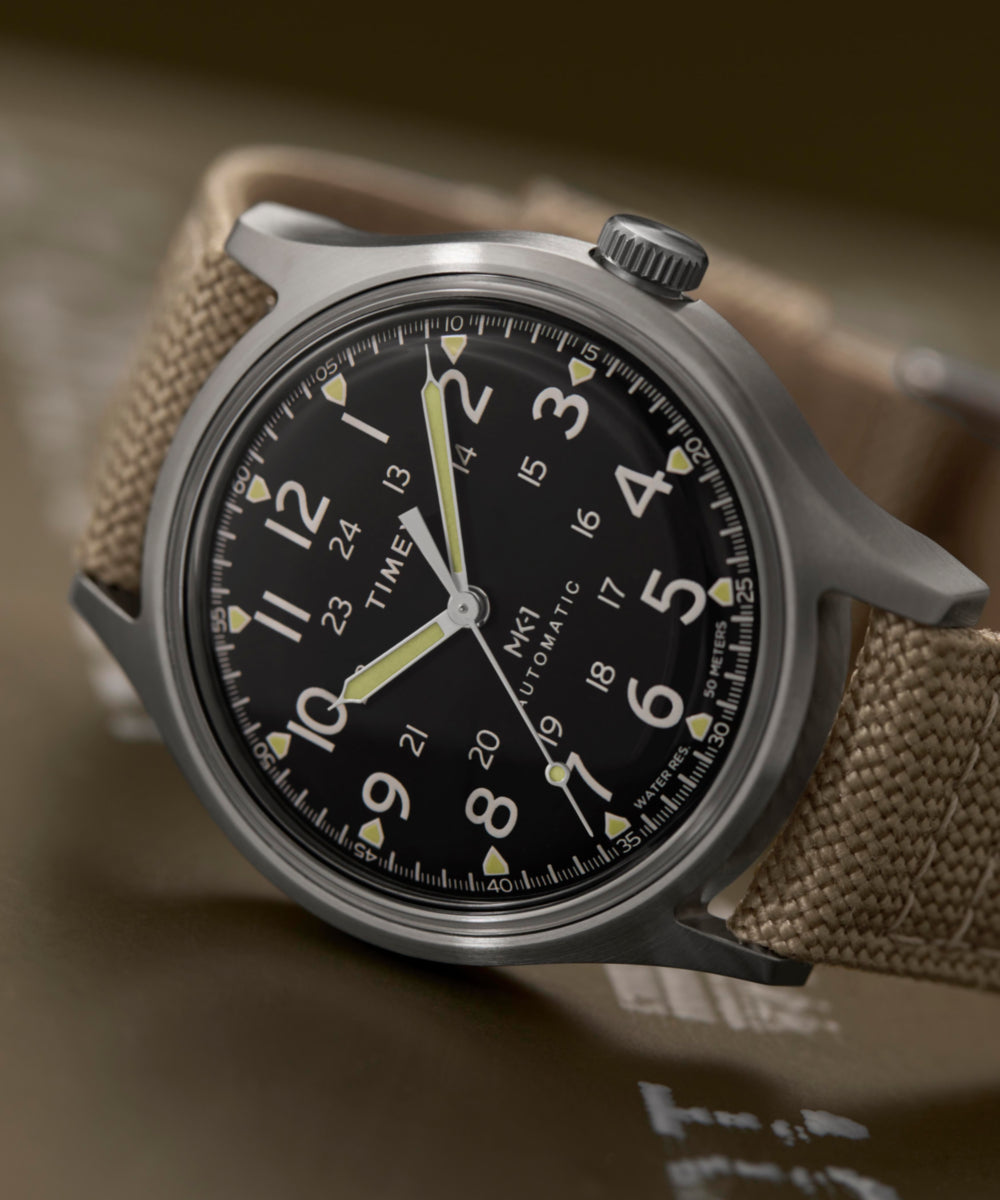 Timex MK1 Automatic 40mm Fabric Strap Watch