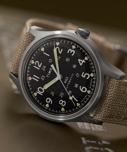 Timex MK1 Automatic 40mm Fabric Strap Watch