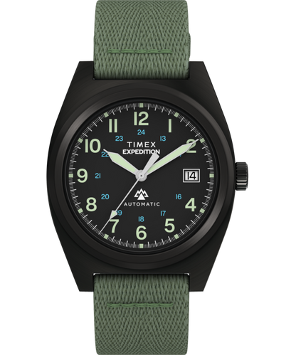 Timex Expedition Capstone Automatic 39mm Eco-Conscious Fabric Strap Watch