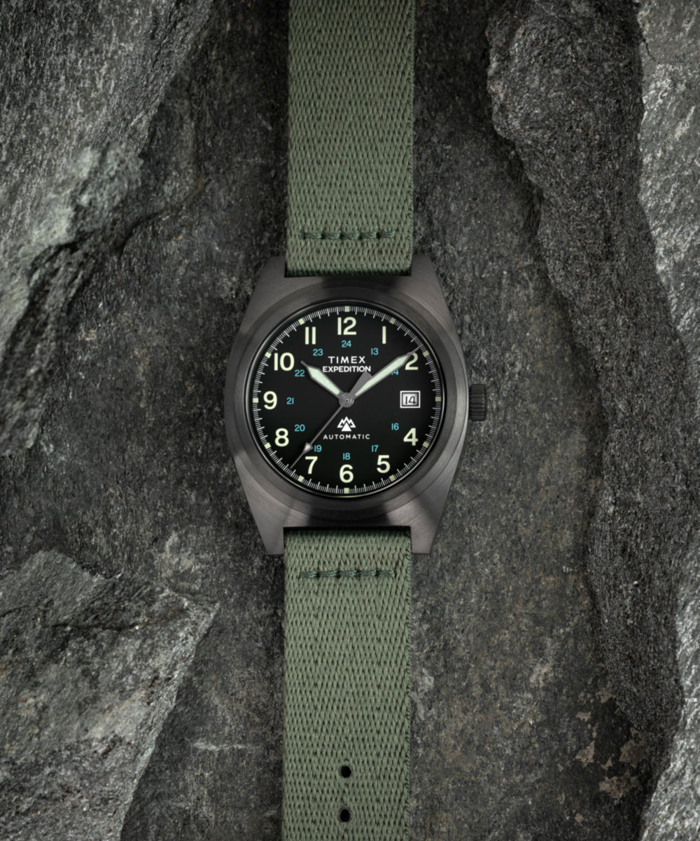 Timex Expedition Capstone Automatic 39mm Eco-Conscious Fabric Strap Watch