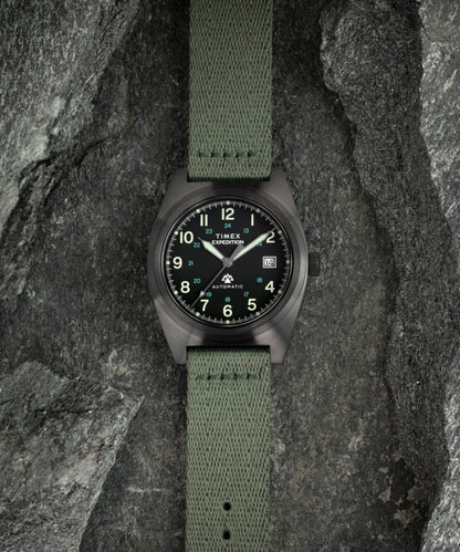 Timex Expedition Capstone Automatic 39mm Eco-Conscious Fabric Strap Watch