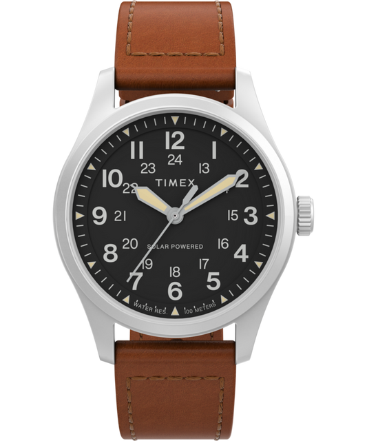 Timex Expedition Field Post Solar 36mm Eco-Friendly Leather Strap Watch