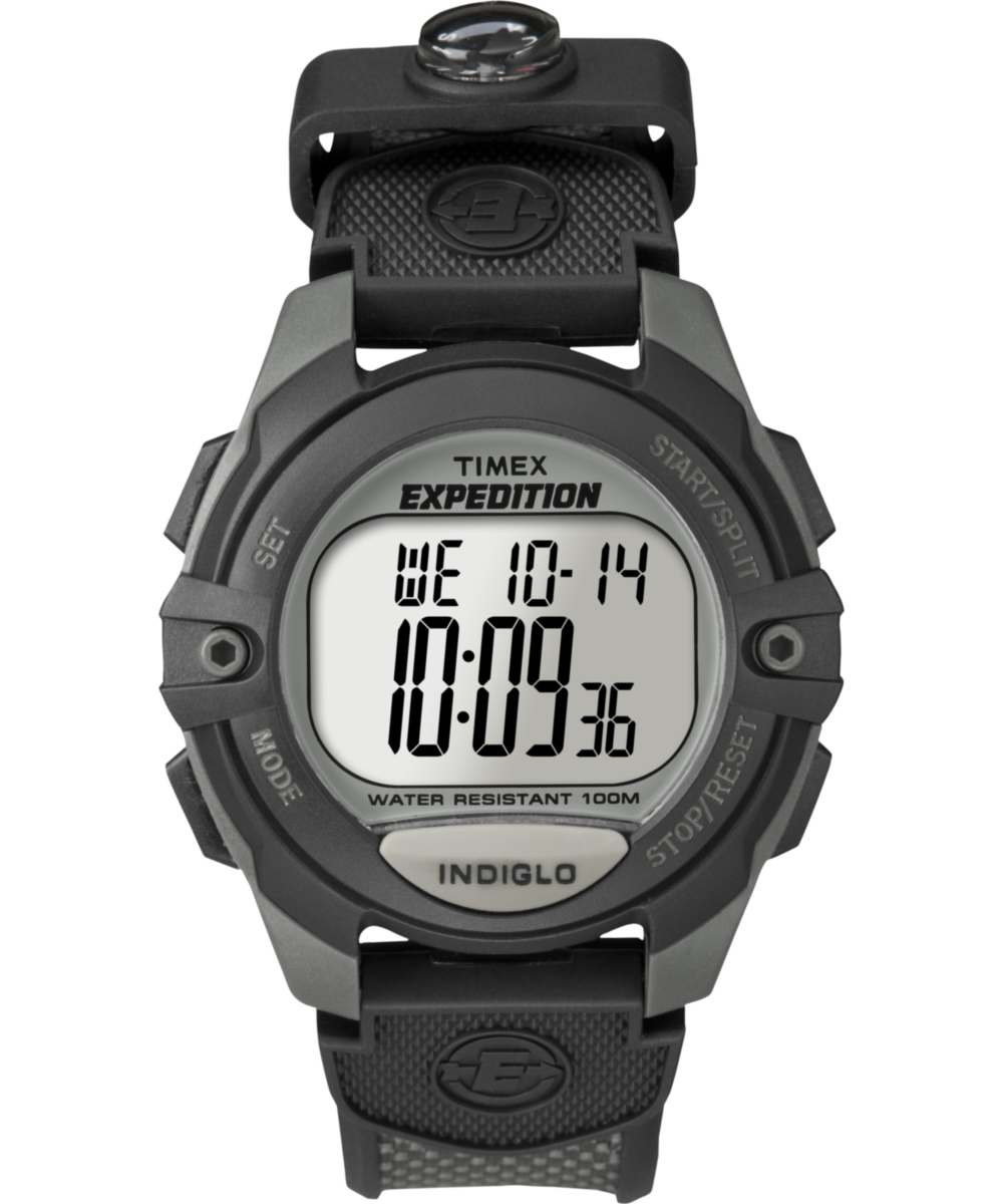 Timex Expedition Chrono Alarm Timer 41mm Resin Strap Watch