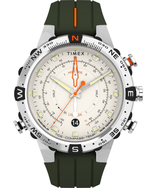 Timex Expedition Tide-Temp-Compass 45mm Silicone Strap Watch