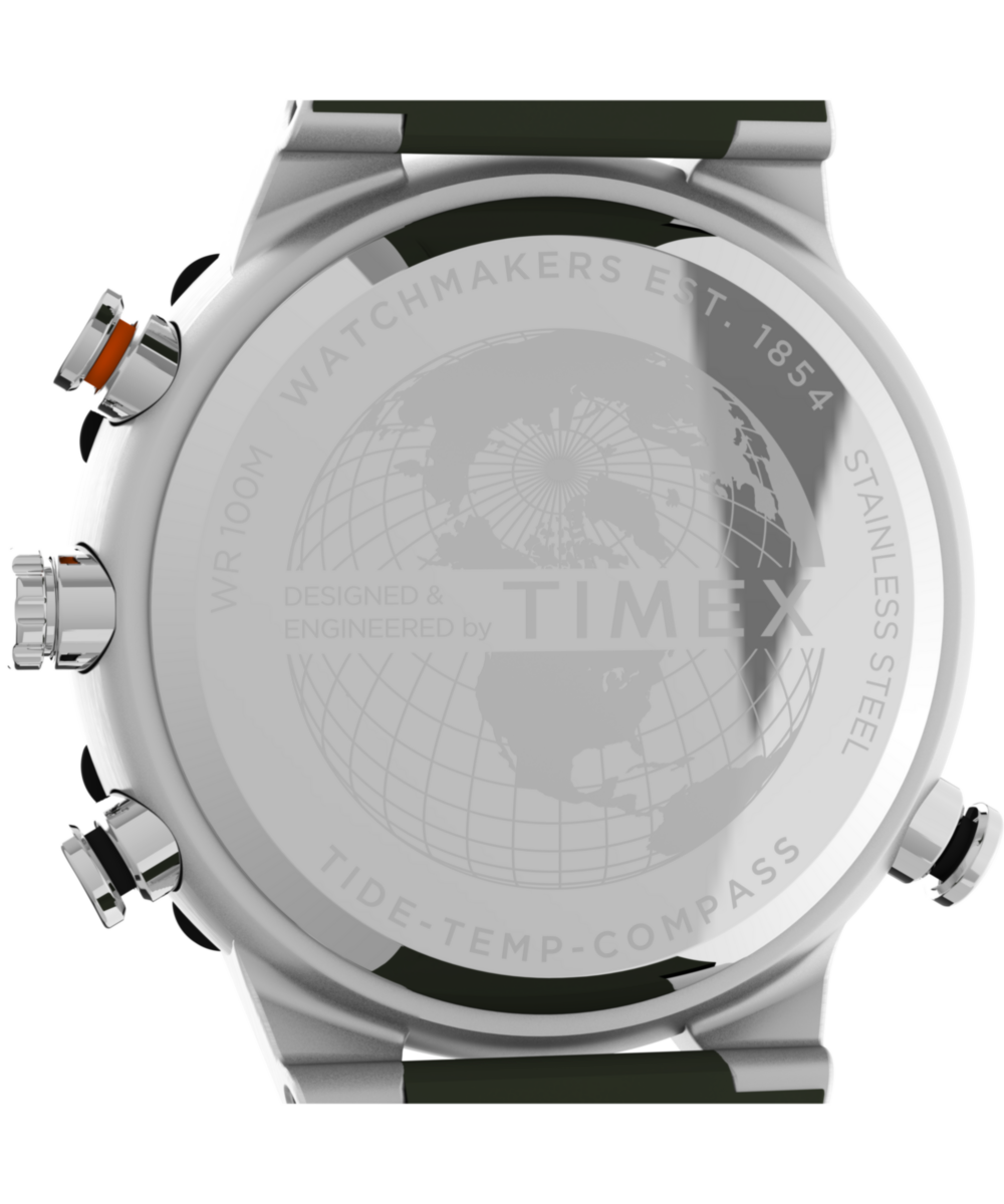 Timex Expedition Tide-Temp-Compass 45mm Silicone Strap Watch