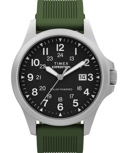 Timex Expedition Field Post Solar 41mm Silicone Strap Watch