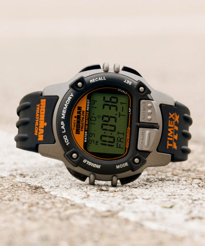 Timex TIMEX IRONMAN Flix 100 Lap 42mm PU Strap Watch