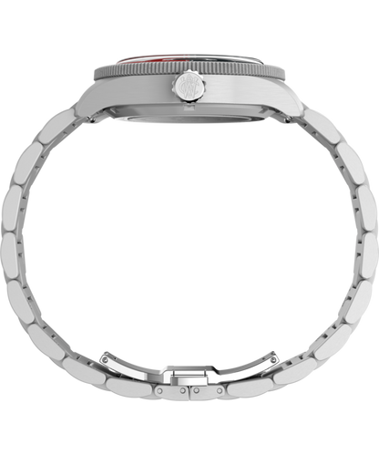 Timex Waterbury Heritage Automatic GMT 41.5mm Stainless Steel Bracelet Watch