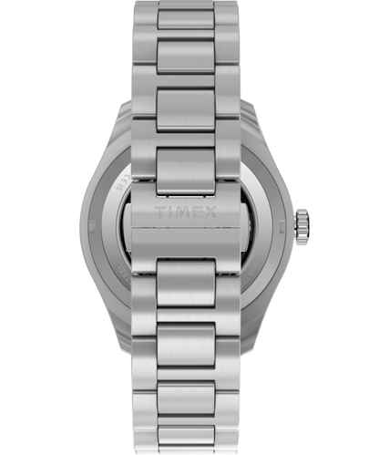 Timex Waterbury Heritage Automatic GMT 41.5mm Stainless Steel Bracelet Watch