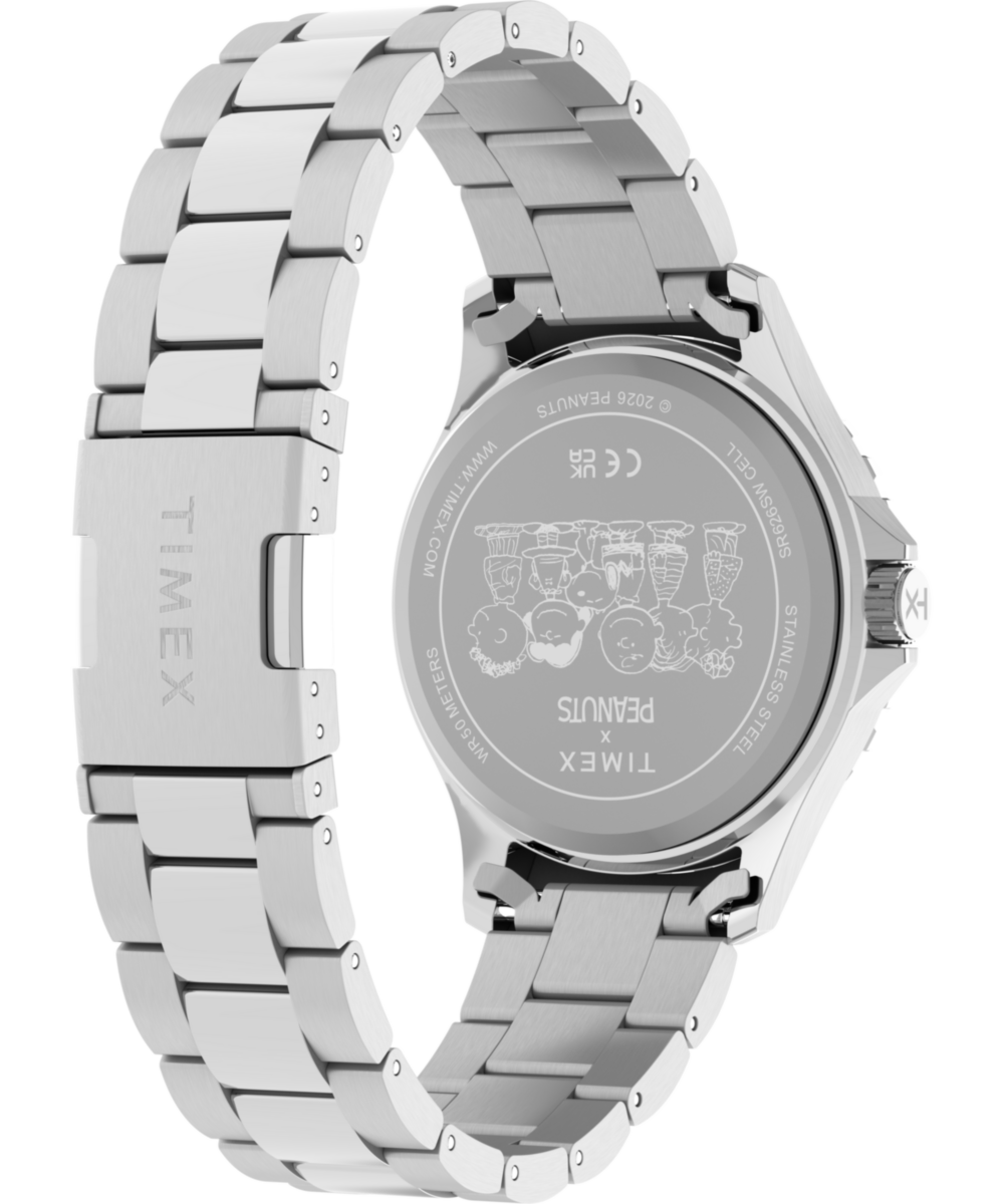 Timex Peanuts x Timex Navi Snoopy Soccer 41mm Stainless Steel Bracelet Watc