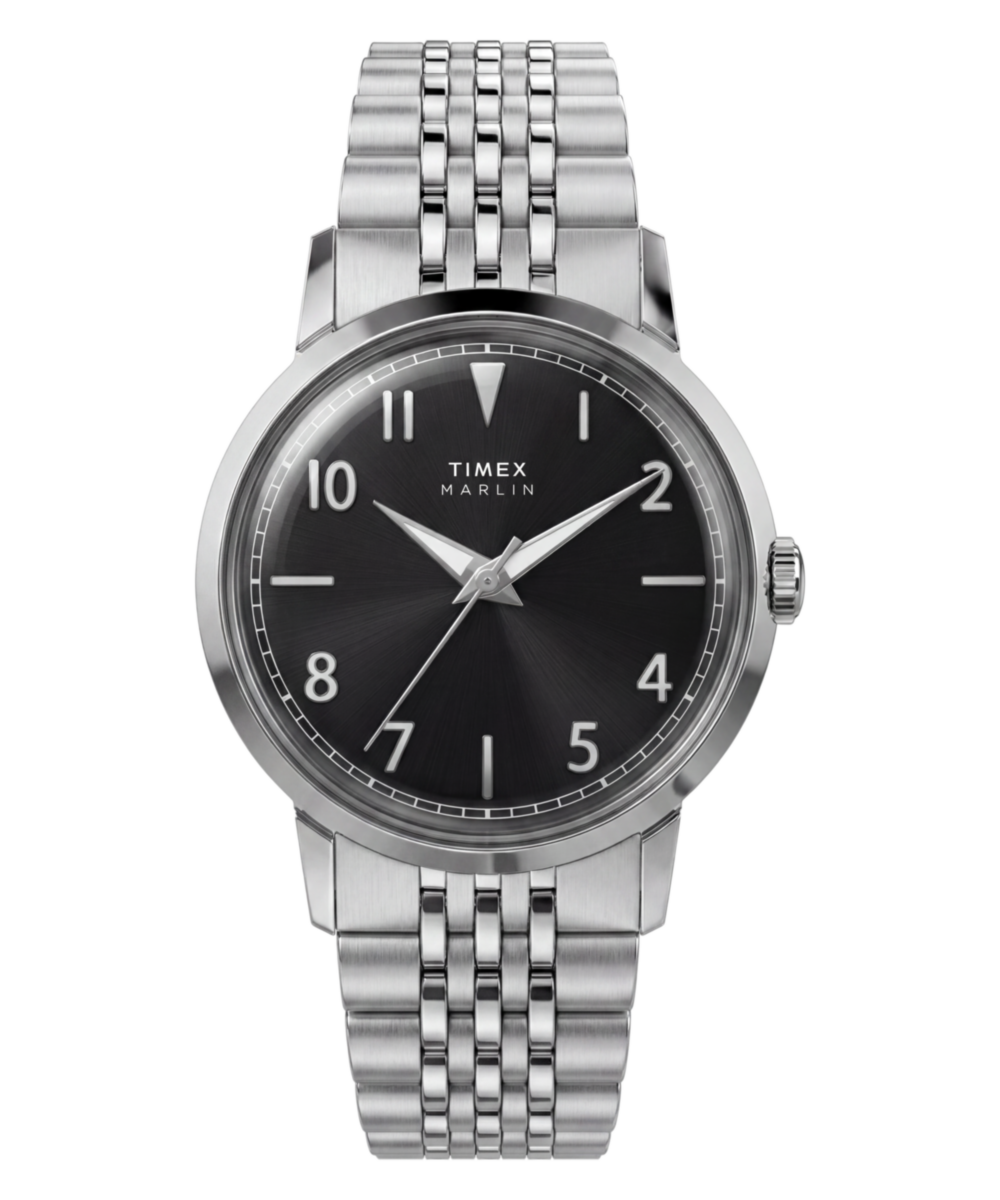 Timex Marlin Quartz 34mm Stainless Steel Bracelet Watch