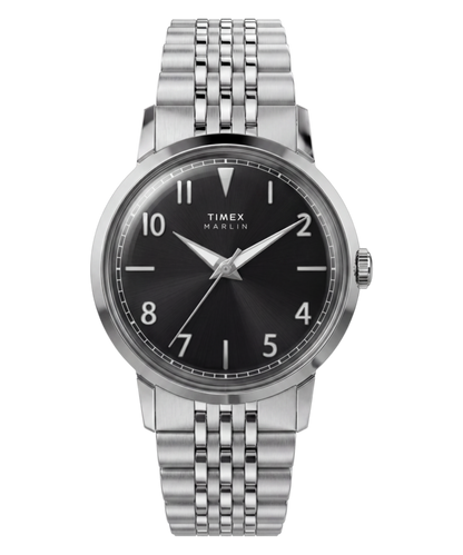 Timex Marlin Quartz 34mm Stainless Steel Bracelet Watch
