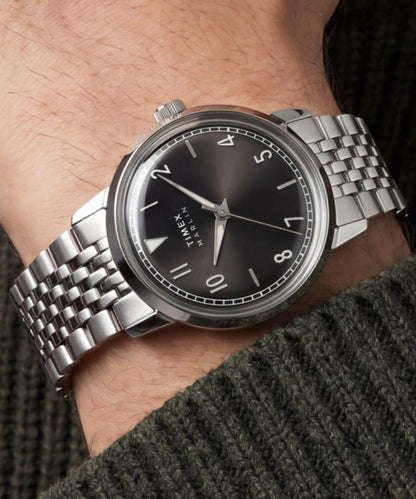 Timex Marlin Quartz 34mm Stainless Steel Bracelet Watch