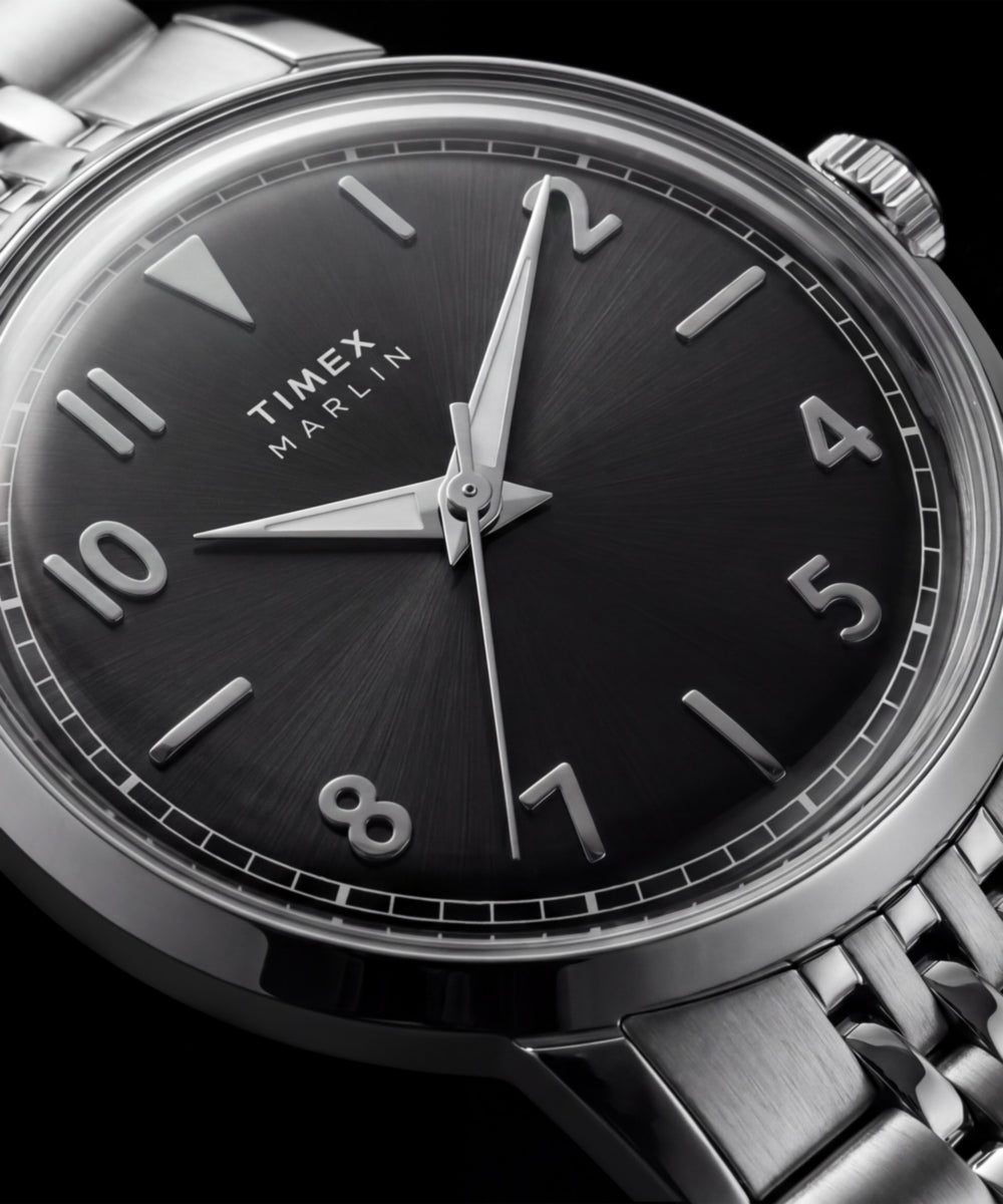 Timex Marlin Quartz 34mm Stainless Steel Bracelet Watch