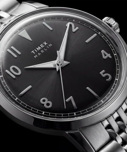 Timex Marlin Quartz 34mm Stainless Steel Bracelet Watch