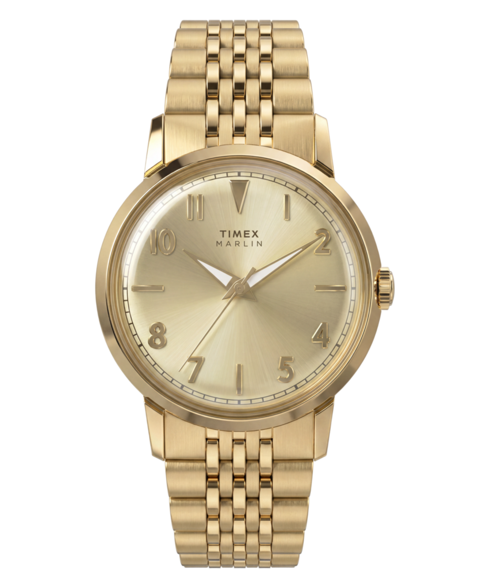 Timex Marlin Quartz 34mm Stainless Steel Bracelet Watch