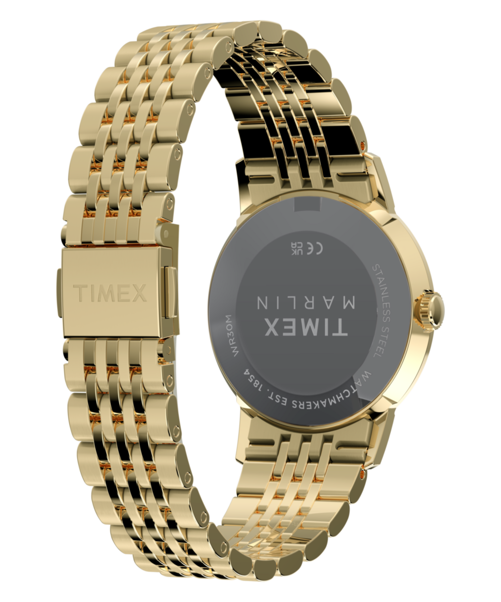 Timex Marlin Quartz 34mm Stainless Steel Bracelet Watch