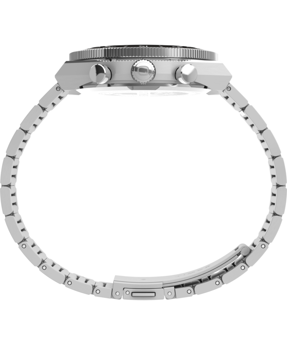 Timex Q Timex Continental Chronograph 40mm Stainless Steel Bracelet Watch